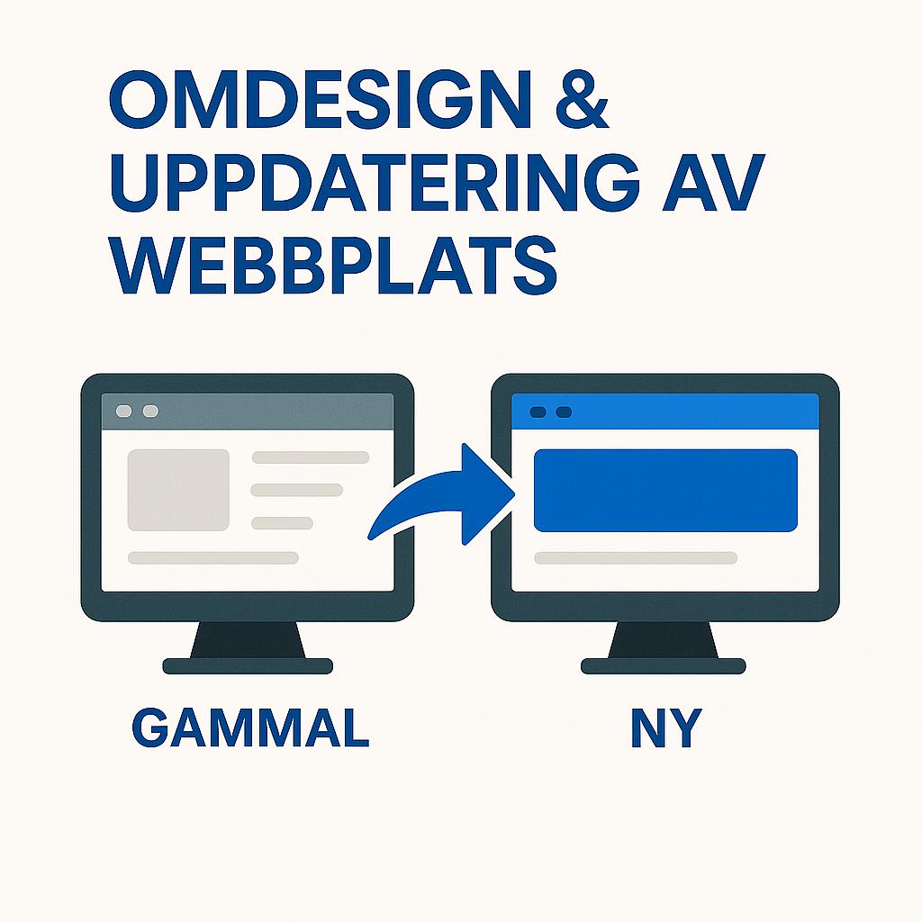 ombesign uppdatering-av webbplats